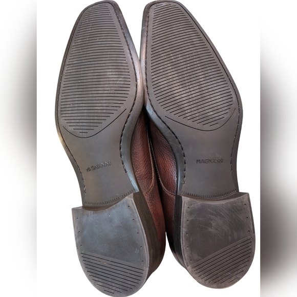 Magnanni Maren Chukka Spain Pebbled Leather Brown Boot...Size 10 - Picture 11 of 13